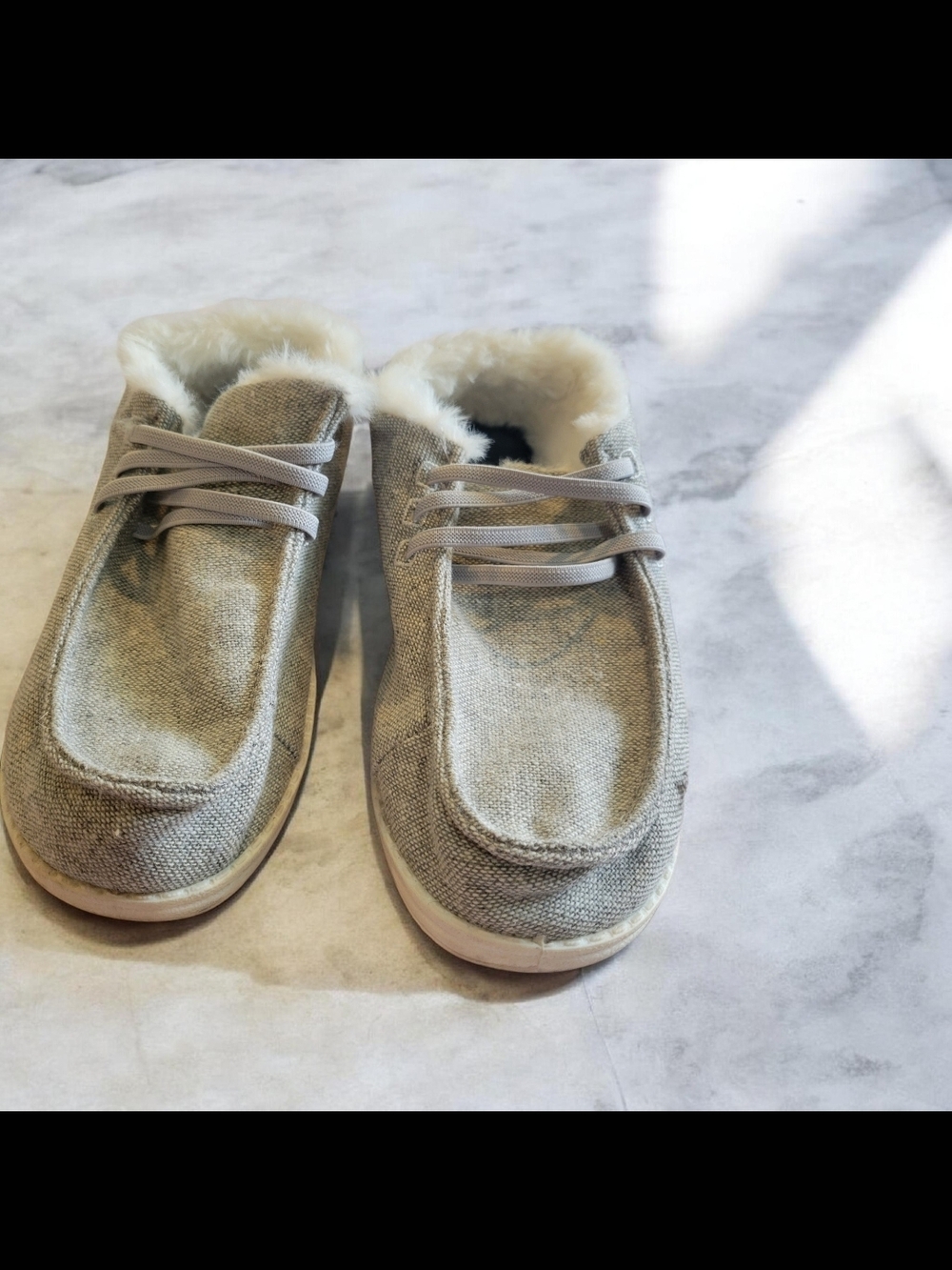 Cozy Faux-Fur Lined Slip-On Sneakers